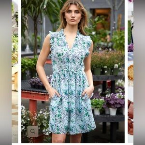 Rungolee Silk Camden Floral Print Dress Sz XS